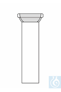 Kogelslijpstuk schaal (vr.), S 41/25, aanzet 30 mm, borosilicaatglas 3.3