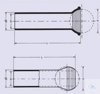 Kogelslijpstuk S 51/30 schaal (vrouwelijk), kwartsglas