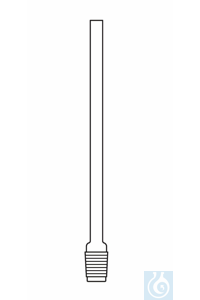 Luftkühler L: 700 mm, Kern NS 14, Duran Borosilikatglas 3.3