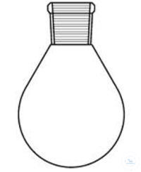 Peerkolven 100 ml met NS 29/32 borosilicaatglas 3.3