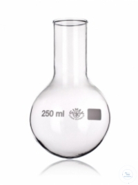 Round bottom flask 100 ml narrow neck, long borosilicate glass 3.3