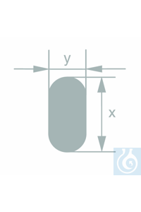 Ovalstab aus Borosilikatglas, Simax, B 12,0 ±0,5 x D 5,4 ±0,5 mm, Verpackung 84 Stück, 15,30 kg