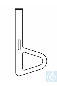 Apparatus for determination of the melting point acc. to Thiele, with side tube