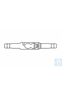 Non-return valve, straight type, standard version, not dismountable