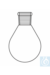 Birnenkolben 500 ml, Hülse NS 29/32 (Verdampferkolben), Duran Borosilikatglas 3.3