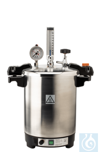 CertoClav EL 12 115/121°C is een verticale laboratoriumautoclaaf met klepregeling. Een...