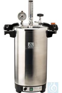 CertoClav EL 18 115/121°C is een verticale laboratoriumautoclaaf met klepregeling. Een...