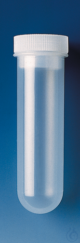 Centrifuge tube, PP, cyl. 10 ml 16x100 mm w. ri...
