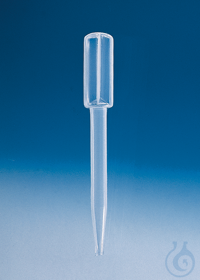 Tropfpipette, PE-LD ca. 1,8 ml, L. ca. 98 mm Tropfpipetten, integrierter Pipettierbalg, PE-LD,...