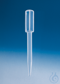 Dropping pipette, PE-LD, approx. 1,8 ml, length approx. 98 mm Dropping pipettes, integrated...