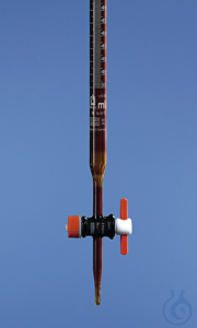 2samankaltaiset artikkelit Burette SILBERBRAND straight stopcock, 25 ml:0,1 ml amber Boro 5.4 PTFE key...