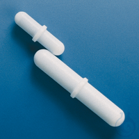 Magnetic stirring bar PTFE, 8 x 3 mm, cyl., small pivot ring