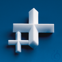 Magnetic stirring bar PTFE, dia. 38 mm, h. 15 mm, crosshead Magnetic stirring bars, PTFE,...