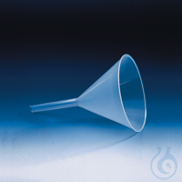 Funnel with internal fluting, PP out.dia.150 mm stem dia. 14 mm l.115 mm Funnel with internal...