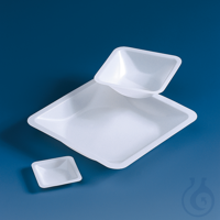 Weighing dish, PS, square shape 7 ml, 45 x 45 x 7 mm Weighing pans, PS, square shape, 7 ml, 45 mm...