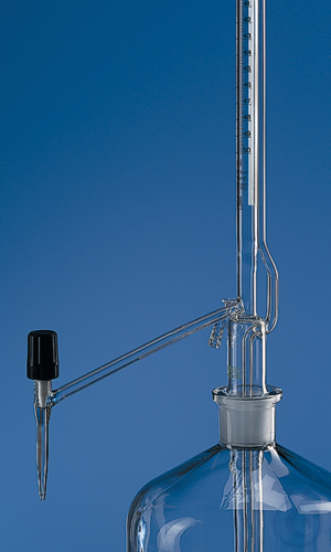 Titrierapp. SBR o.Zw.-Hahn o.Fl., 10 ml:0,02 ml Schellbach seitl. V-Hahn