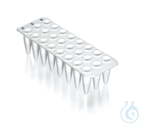 24-well PCR plate, thin-walled, flexible, 0,2 ml, no skirt el.wells f.qPCR 40 pc PCR plate...