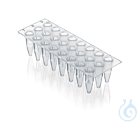 24-well PCR plate, thin-walled, flexible 0,2 ml, no skirt elev.wells f.qPCR 40 p PCR plate...