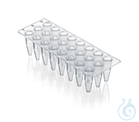 24-well PCR plate, thin-walled, flexible, 0,2 ml, no skirt elev.wells f.qPCR 40  PCR plate...