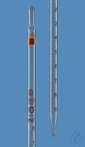 Graduated pipette, SILBERBRAND-ETERNA, B 20 ml:0,1 ml total delivery AR-Glas Graduated pipette,...
