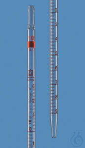 Grad.pipette serological cal.'Ex' to jet, 1 ml:0,01 ml, tip dia. approx. 2 mm Graduated pipettes...
