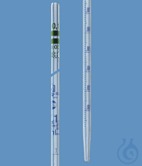 Graduated pipette BLAUBRAND A DE-M, 0,2 ml:0,002 ml cal. to contain AR-Glas Graduated pipettes,...