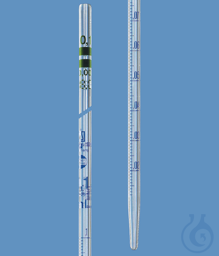 Graduated pipette BLAUBRAND A DE-M, 0,1 ml:0,00...
