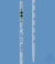 Messpipette 0,1 ml:0,001 ml BLAUBRAND®, Einguss, KB, Klasse A, AR-Glas, blau grad. VE=12