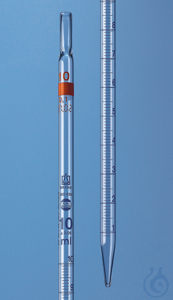 Messpipette BB Kl.AS Typ 2 Nennvol. oben 0,5 ml:0,01 ml, völliger Ablauf, DE-M