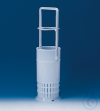 Pipette basket, PE-HD, with handle for pipette length 460 mm Pipette basket...