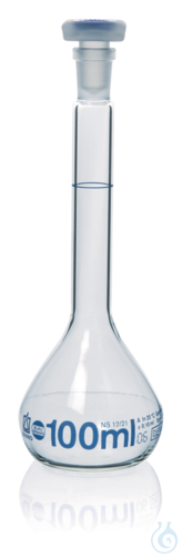 Messkolben, BLAUBRAND, Kl. A, USP, DE-M, 100 ml...