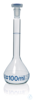 Messkolben, BLAUBRAND, Kl. A, USP, DE-M, 250 ml, Boro 3.3 NS 14/23, PP-Stopfen Messkolben, USP,...