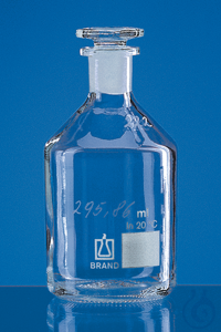 Oxygen flask, Winkler, soda-lime glass 100-150 ml, with glass stopper NS 14/23 Oxygen flask,...