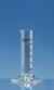 Messzylinder niedr.F. SILBERBRAND-ETERNA, 250 ml: 5 ml, Boro 3.3, braun grad. Messzylinder,...