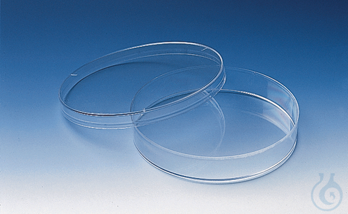 Disposable petri dish, PS, with lid lid dia. 55...