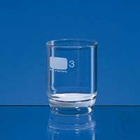 Filtertiegel, Boro 3.3 50 ml, 2 D 4 Filtertiegel, Boro 3.3, 50 ml, Modell 2 D, Porosität 4