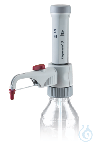 Dispensette&reg; S, Fix, DE-M, 5 ml, mit Rueckd...
