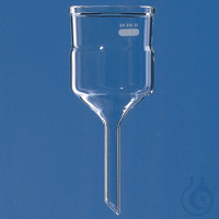 Filtriervorstoß Boro 3.3 f. Filtertiegel, passend f. 2 D ob.A.-D. 50 mm L. 132 m Filtriervorstoß,...