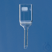 Filter funnel, Boro 3.3 50 ml, 3 D 4 Filter funnel, Boro 3.3, 50 ml, model 3D, porosity 4