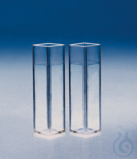 Cuvette, four clear sided, macro, PS cavity numb.ass.filling vol. 2,5 ml 100 Macro cuvettes, four...