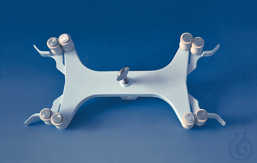 Burette clamp, aluminum die casting, for 2 bure...