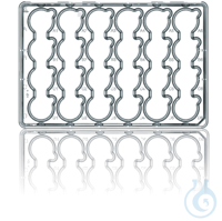 BRANDplates f. Inserts 6-well m. Deckel cellGrade plus, einzeln verpackt, VE=10 Multiwellplatte...