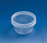 Schraubdeckel-Dose, PP, konische Form, ca. 30 ml, max. D. 57 mm, H. 32 mm Schraubdeckel-Dose, PP,...