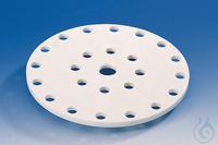 Exsiccatorplaat, porselein Nominale afmeting 150 mm, D. 140 mm Exsiccatorplaat, porselein, voor...