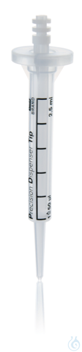 PD-Tips II, lose, unsteril, 2,5 ml, Kolben PE-HD, Zylinder PP