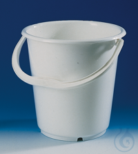 Bucket, PE-HD, without lid and spout 5 l h. 240 mm w. graduation and handle Buckets, PE-HD, 5.000...