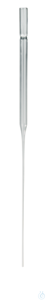 Pasteurpipette, Natron-Kalk-Glas, Ges.-L. ca. 225 mm, Inh. ca. 1,5 ml Pasteurpipetten,...