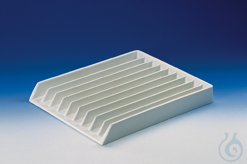 Pipettenschale, PVC, f. kleinvol. Pip., 355x300x45 mm, neun längl.Unterteilungen