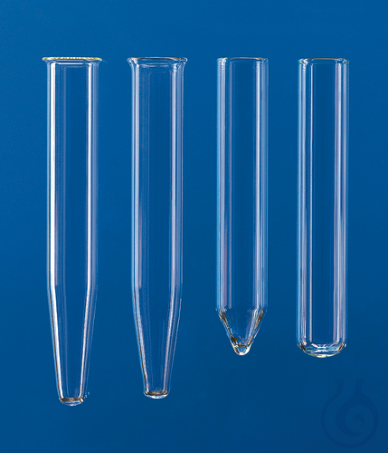 Zentrifugenroehrchen, AR-Glas, 13 ml, Rundboden...
