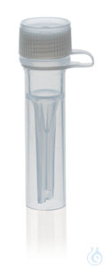 Microtube PP, attached screw cap PE, 0,5 ml, selfstanding, non-ster., ungrad. Microcentrifuge...